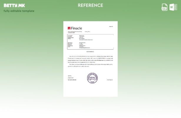 Референтен шаблон за банка на Индија Finacle во модерен стил